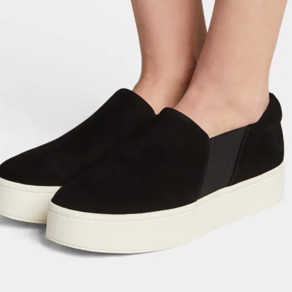 Vince Warren platform shoes size 7 1/2 Grey Suede - Picture 6 of 6